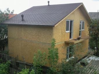 Канадский дом, сип панель - перекрытие, стены, крыша